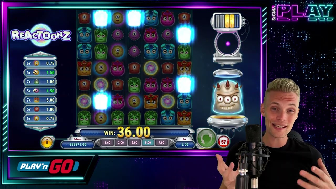 Reactoonz by Play'n GO — free demo slot